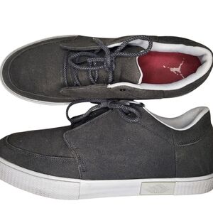 Jordan Men's Black Canvas Sneakers